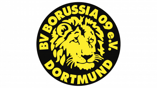 Borussia Dortmund logo used 1976-1978